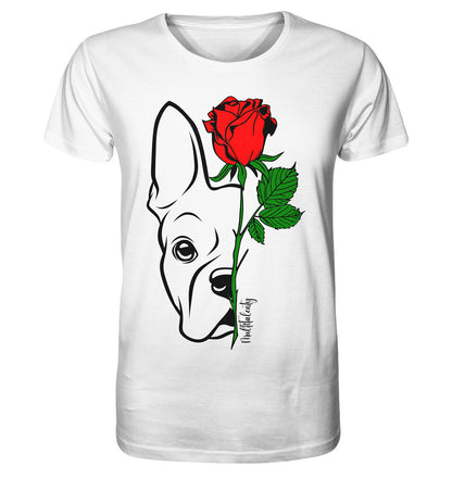 Tattoo Rose - Boston Terrier - Organic Shirt