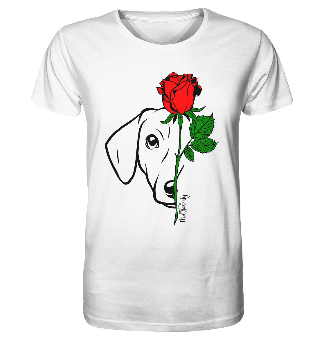 Tattoo Rose - Dackel (Kurzhaar) - Organic Shirt