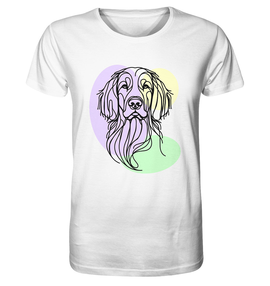 Line Art - Süßer Irish Setter - Organic Shirt
