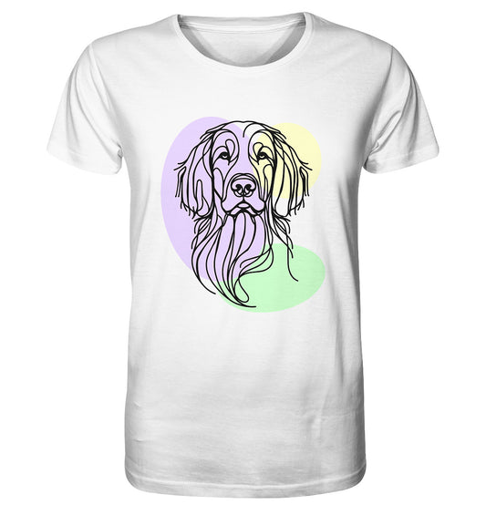 Line Art - Süßer Irish Setter - Organic Shirt