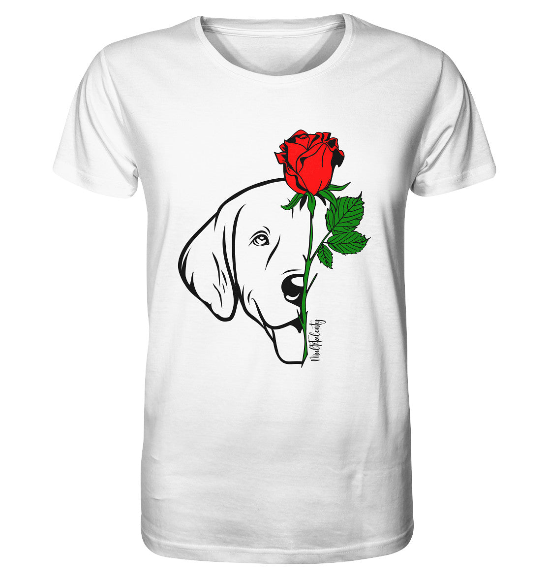 Tattoo Rose - Golden Retriever - Organic Shirt