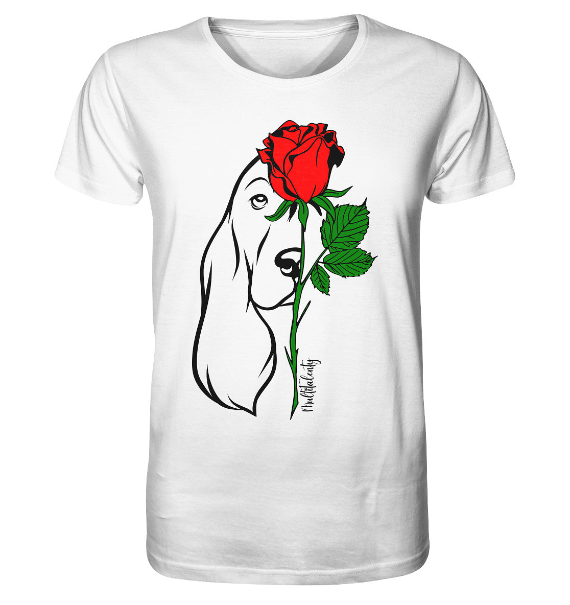 Tattoo Rose - Cocker Spaniel - Organic Shirt
