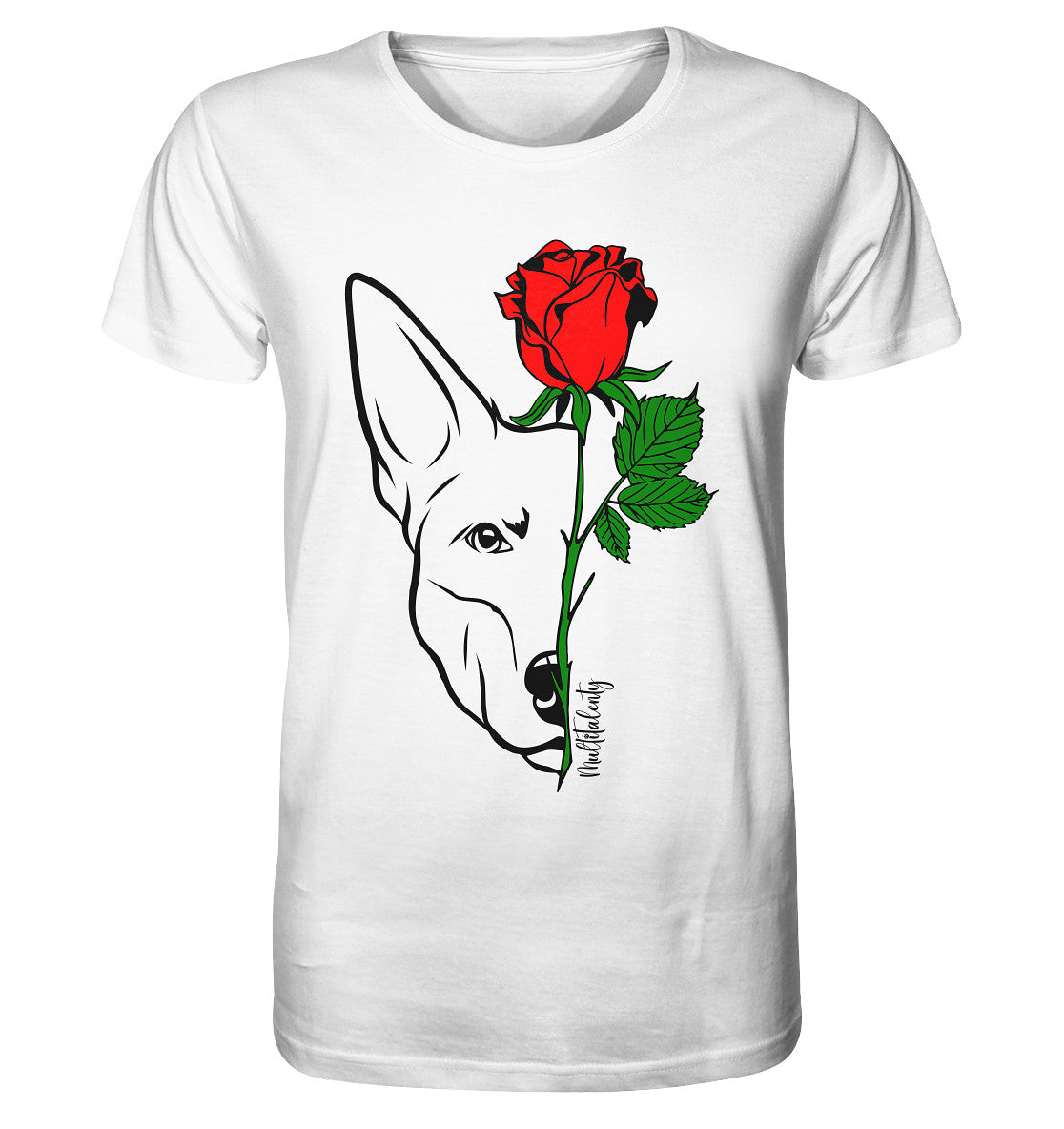 Tattoo Rose - Australian Kelpie - Organic Shirt