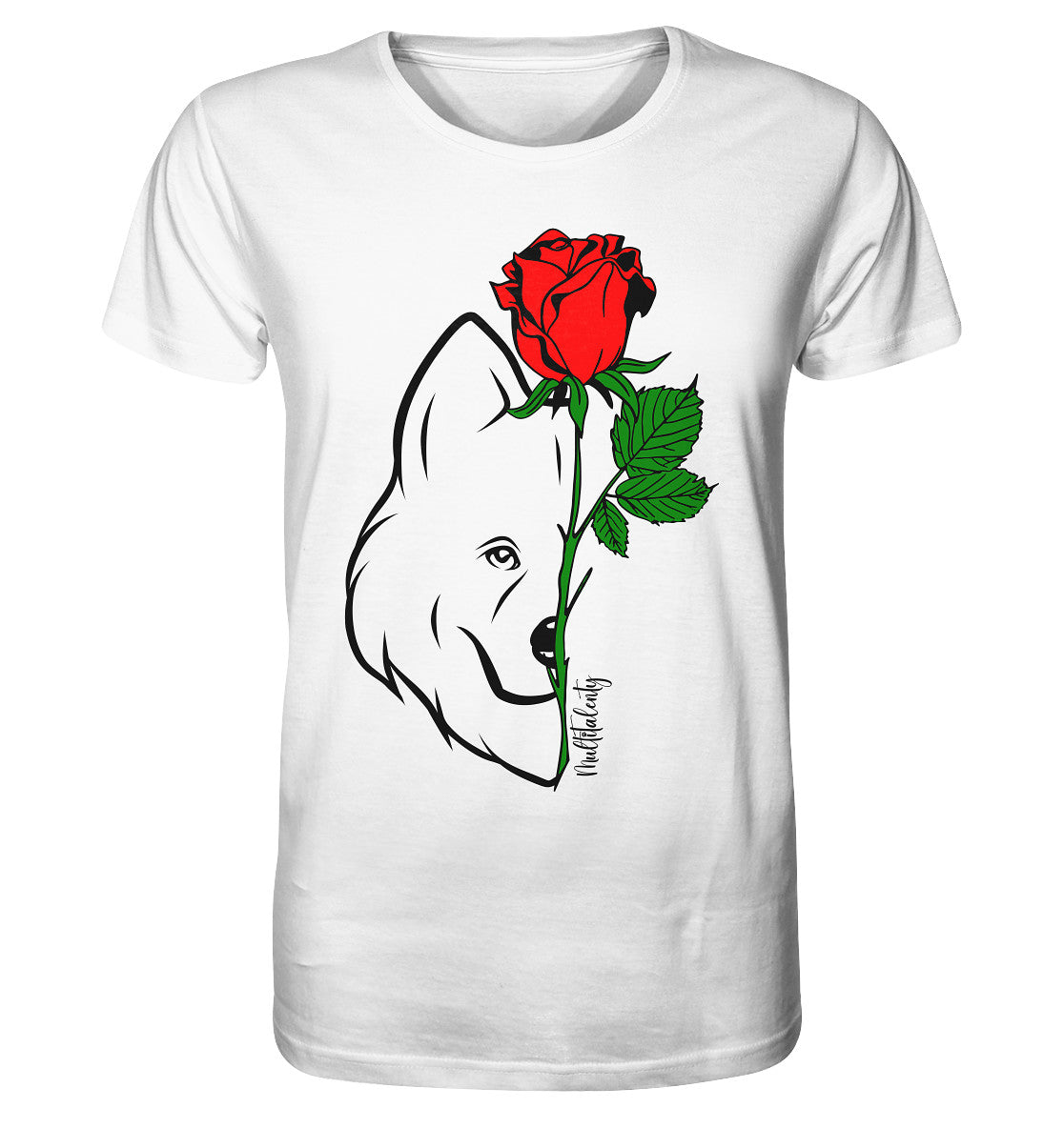 Tattoo Rose - Samojede - Organic Shirt