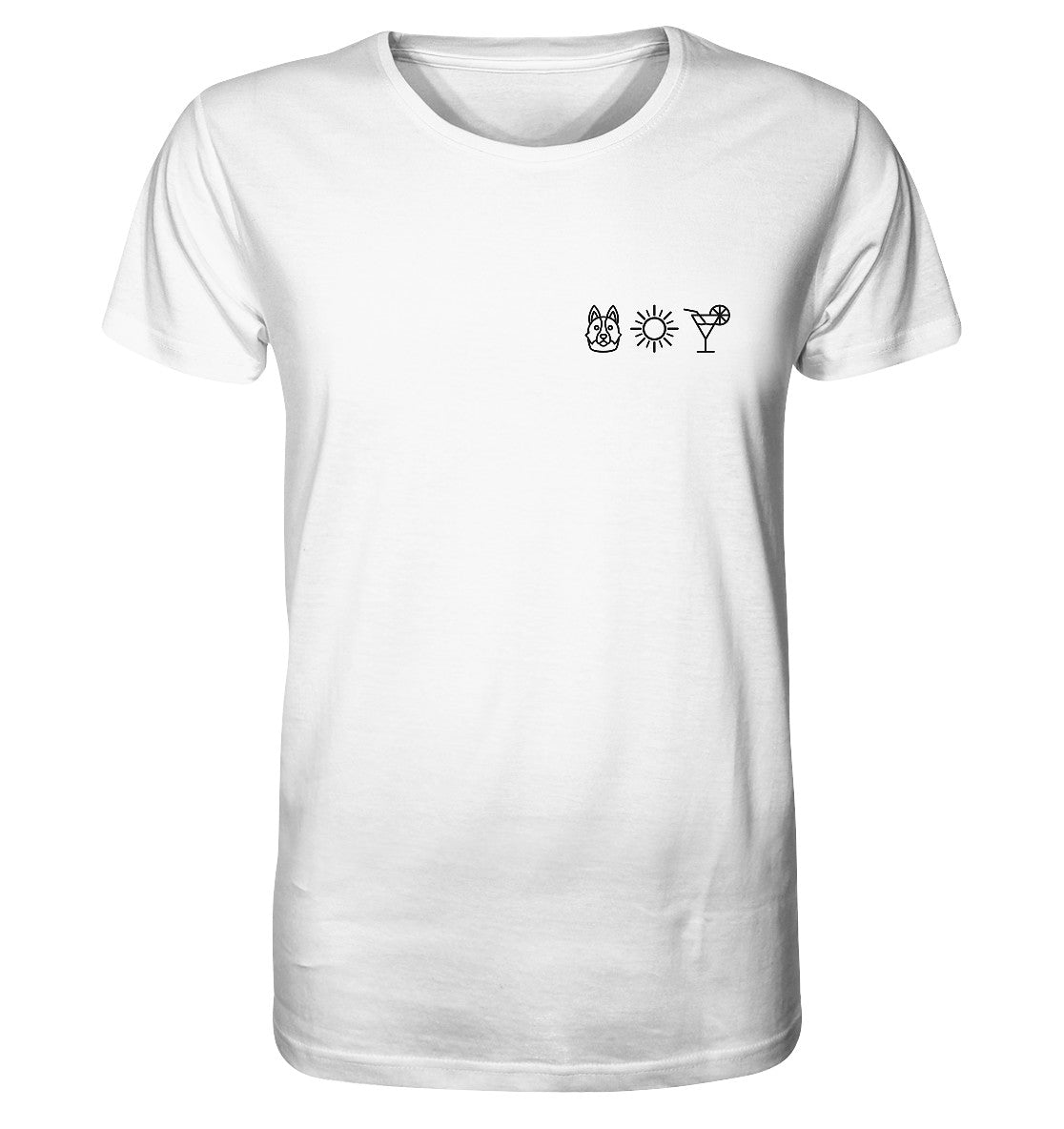 Border Collie - Sonne Cocktail - Organic Shirt