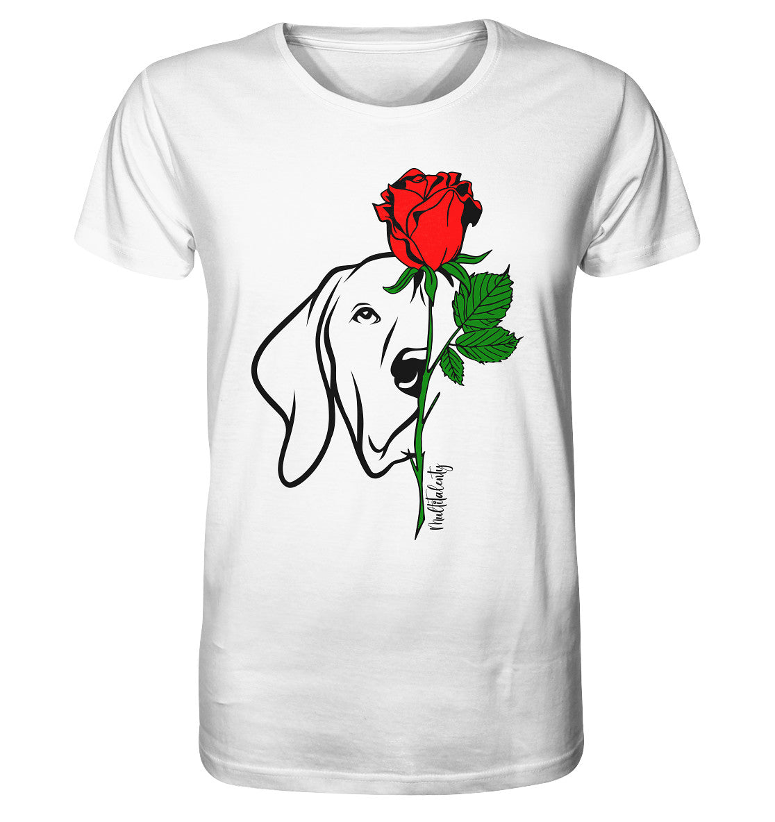 Tattoo Rose - Vizsla - Organic Shirt