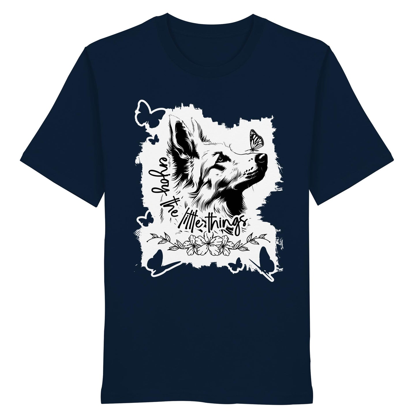 Weißer Schäferhund - enjoy the little things - Organic Shirt