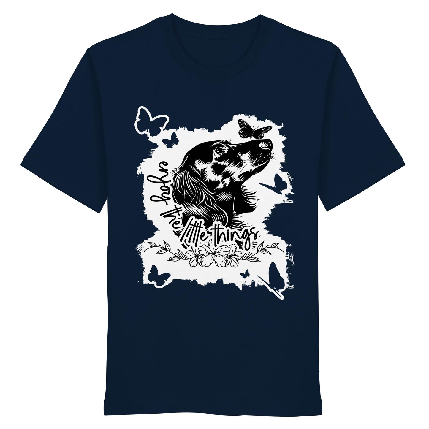 Dackel (Langhaar) - enjoy the little things - Organic Shirt