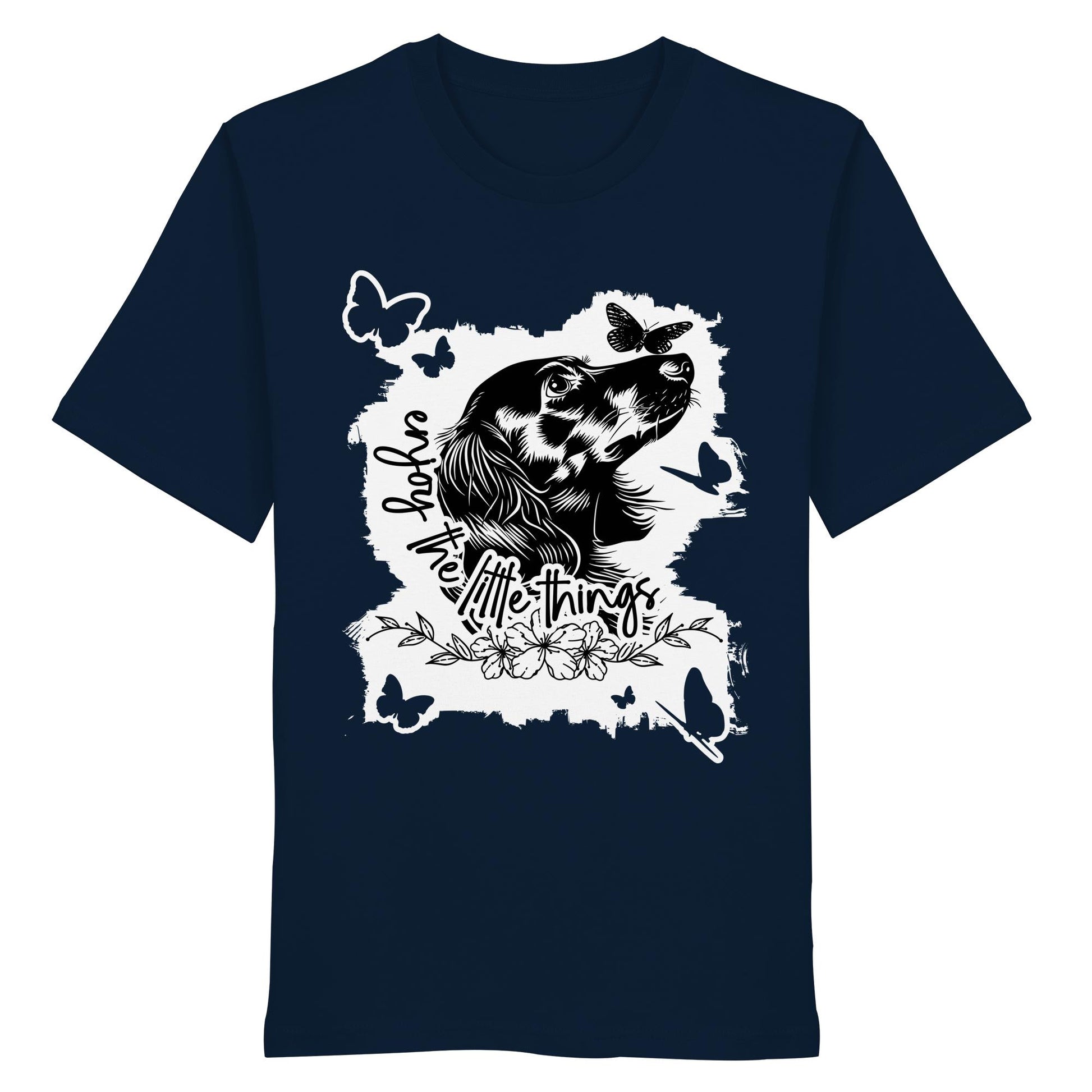 Dackel (Langhaar) - enjoy the little things - Organic Shirt