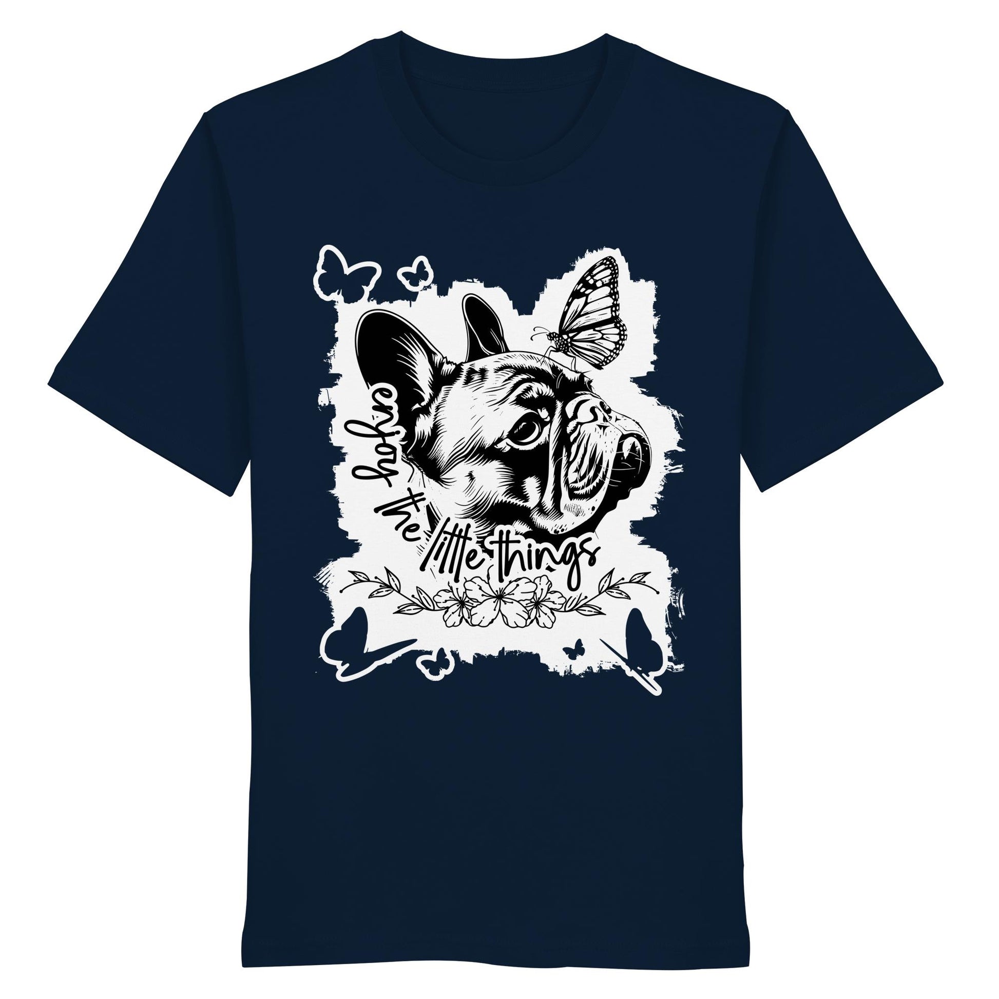 Französische Bulldogge - enjoy the little things - Organic Shirt