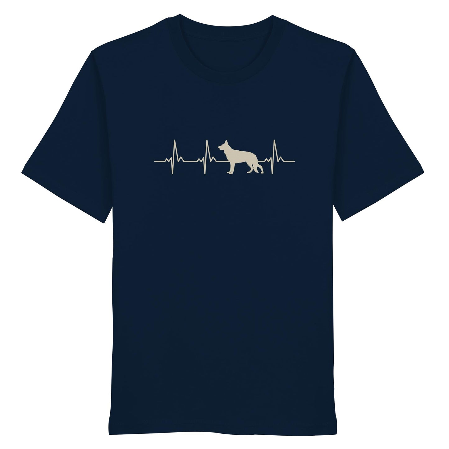 Herzschlag Deutscher Schäferhund - Organic Shirt
