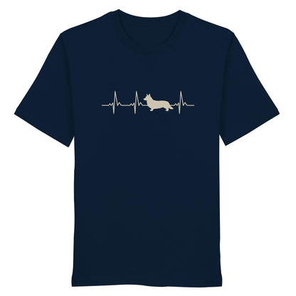 Herzschlag Corgi - Organic Shirt