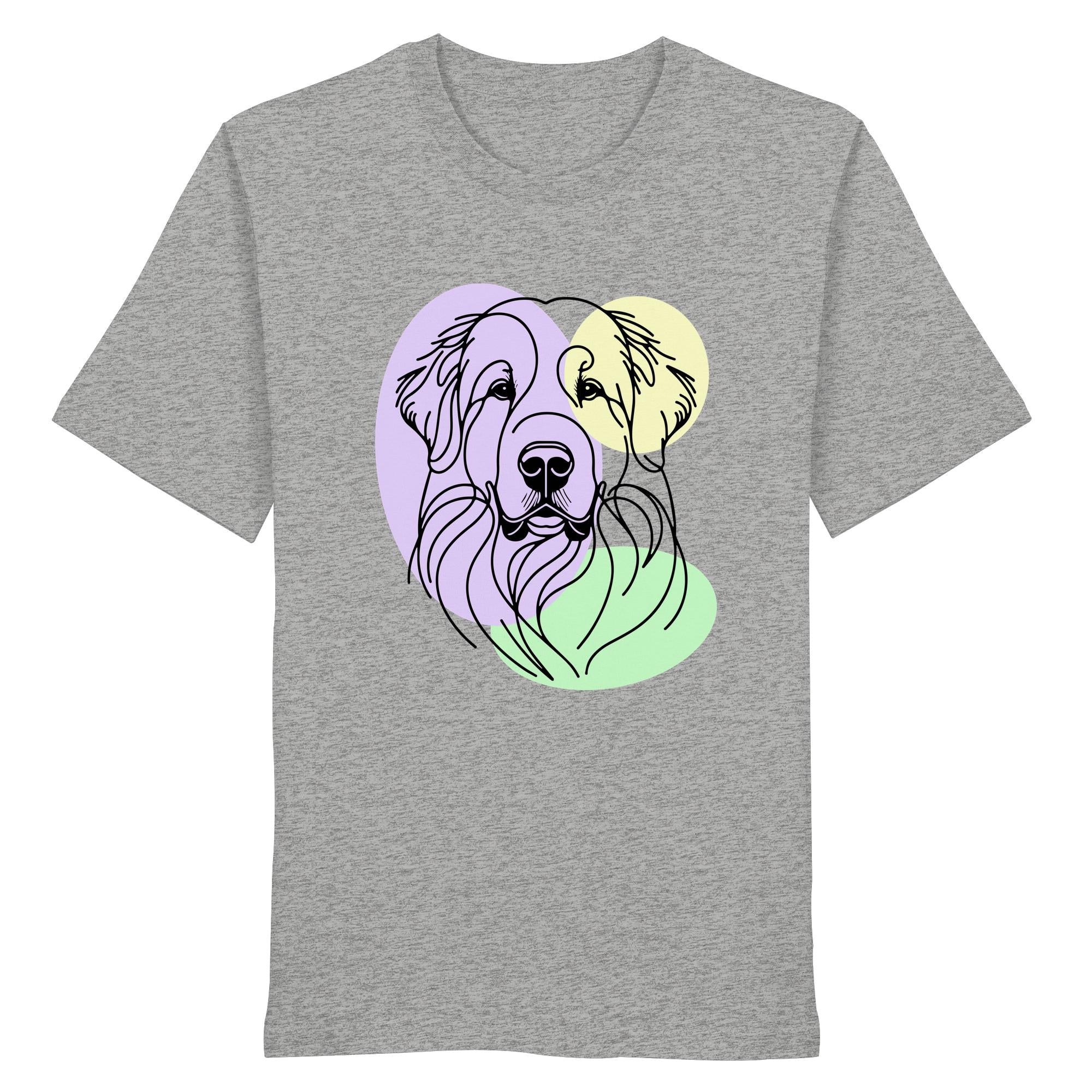 Line Art - Süßer Pyrenäenberghund - Organic Shirt