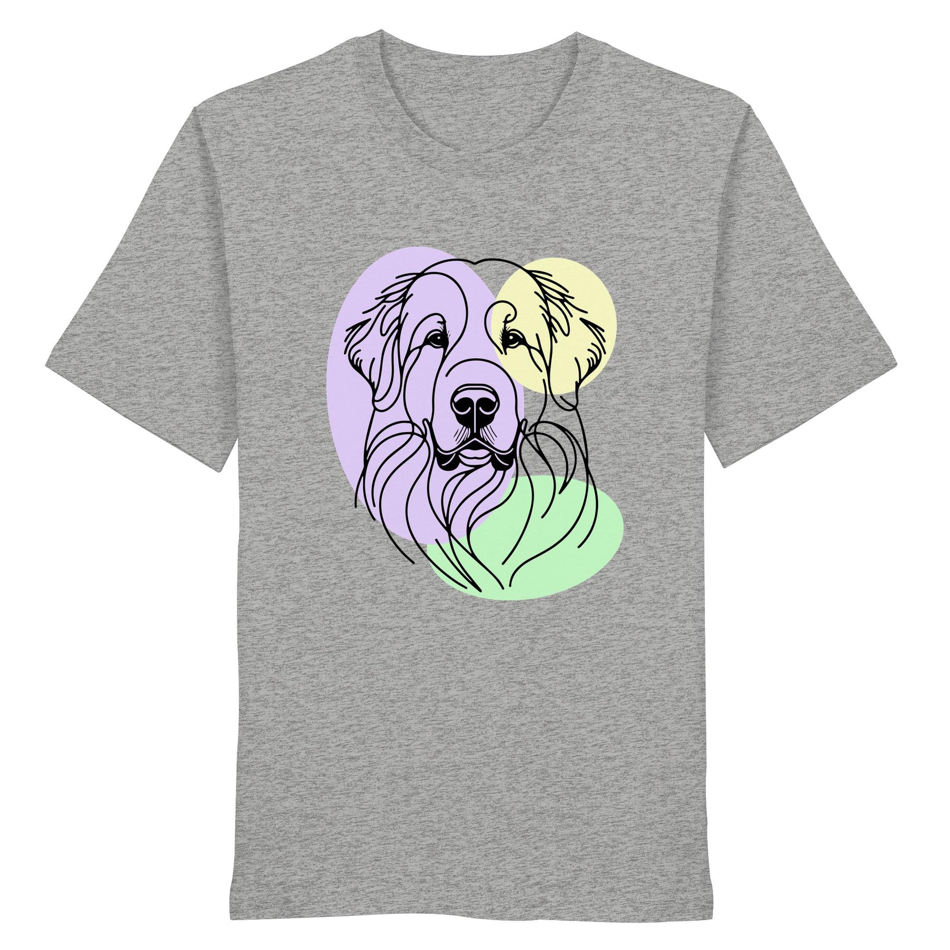 Line Art - Süßer Pyrenäenberghund - Organic Shirt