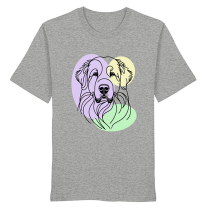 Line Art - Süßer Pyrenäenberghund - Organic Shirt