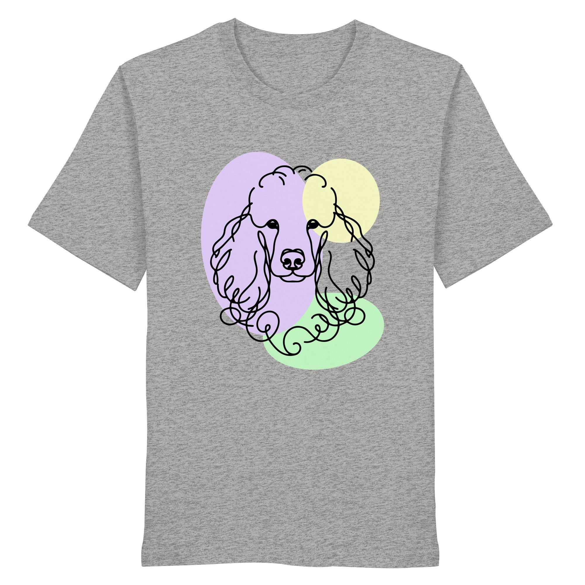 Line Art - Süßer Pudel - Organic Shirt