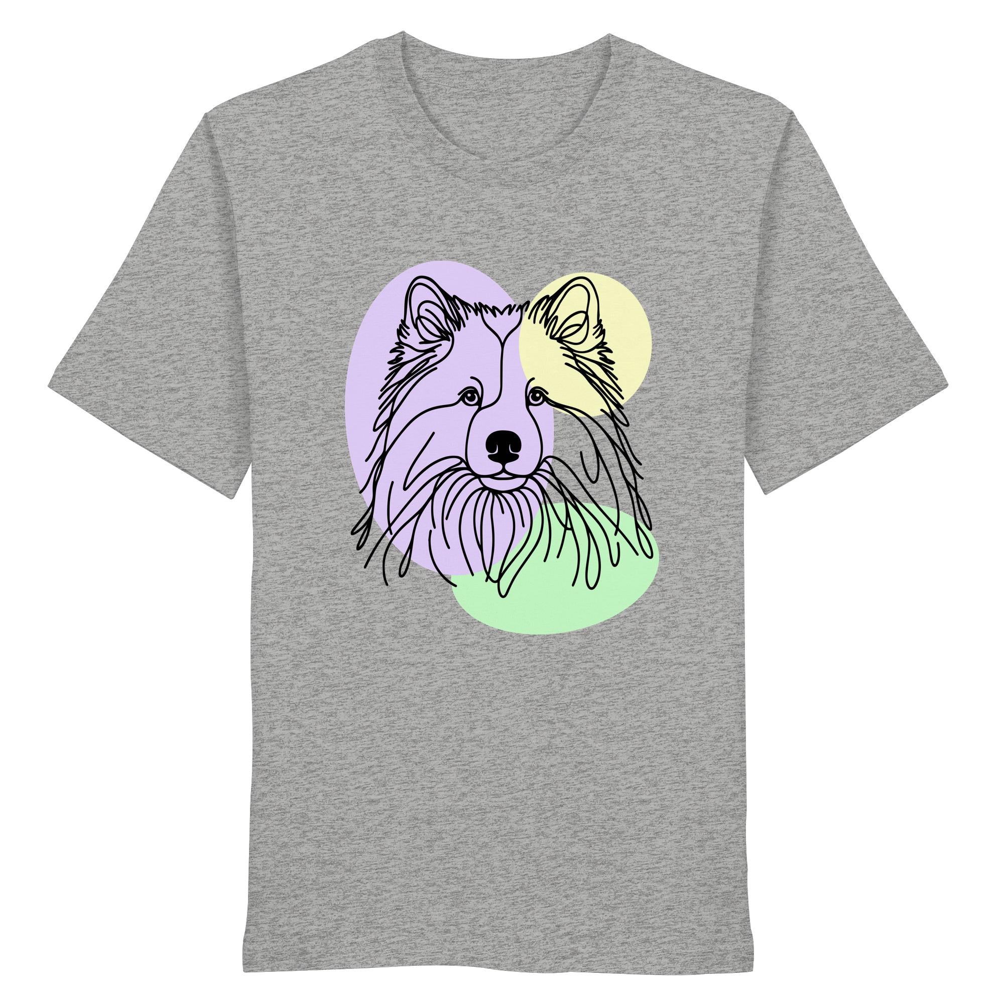 Line Art - Süßer Eurasier - Organic Shirt
