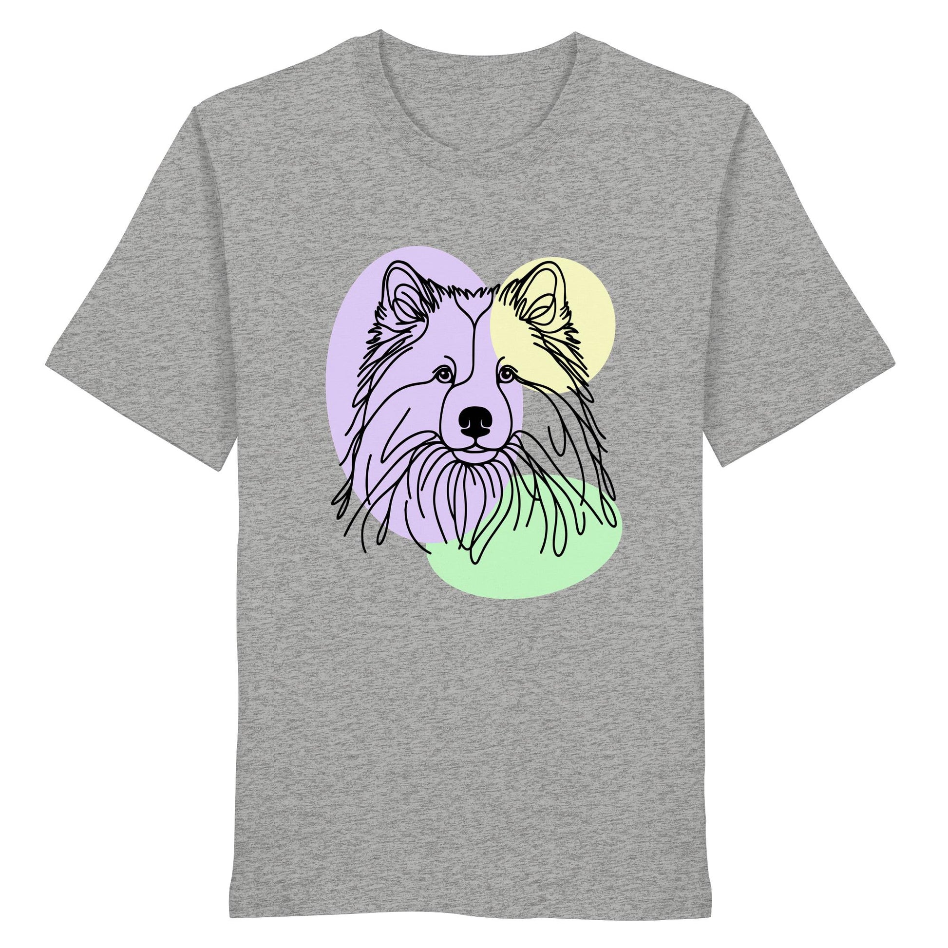 Line Art - Süßer Eurasier - Organic Shirt