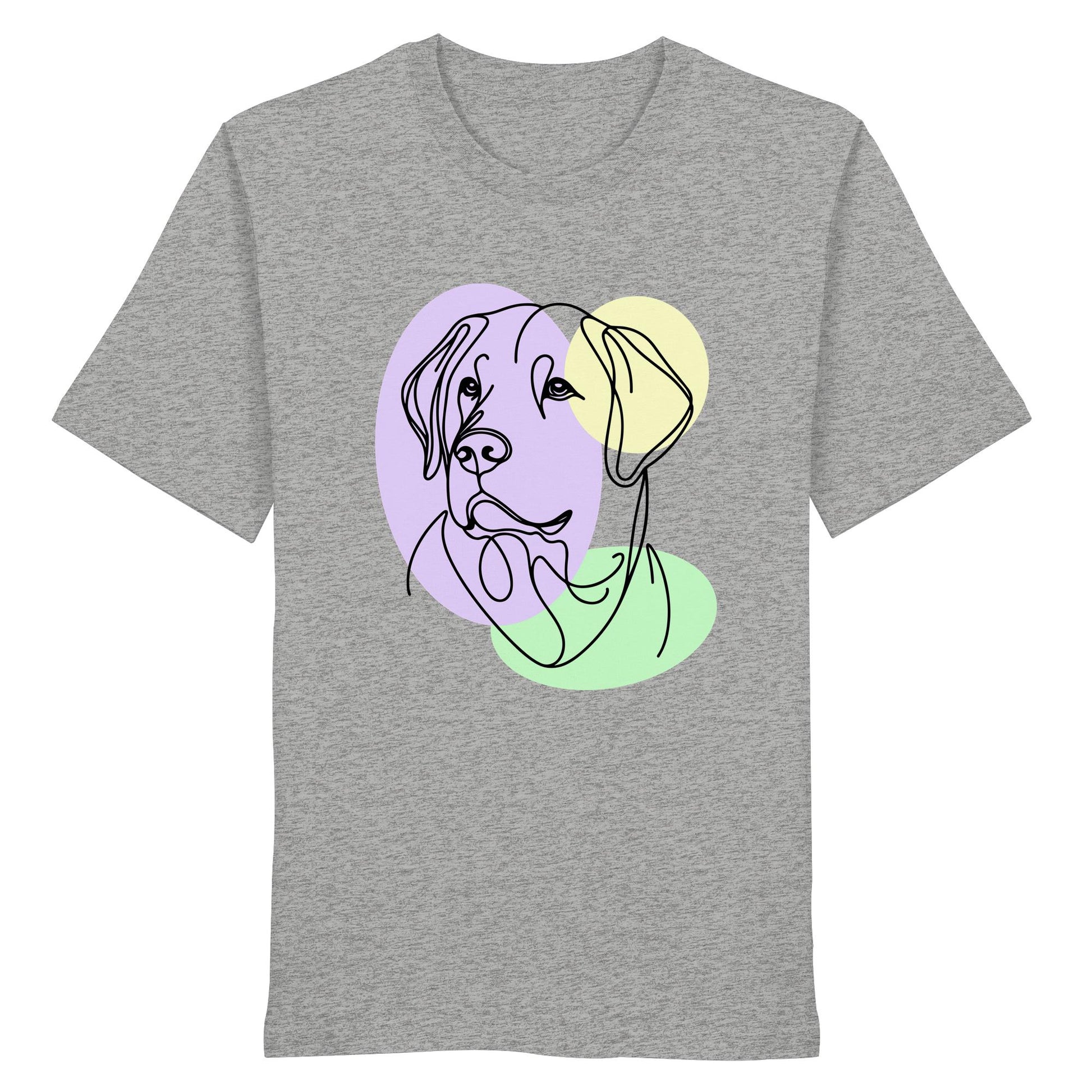 Line Art - Süßer Labrador - Organic Shirt
