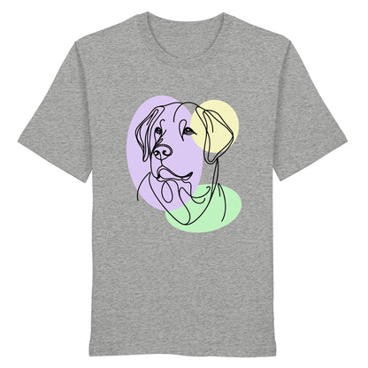 Line Art - Süßer Labrador - Organic Shirt
