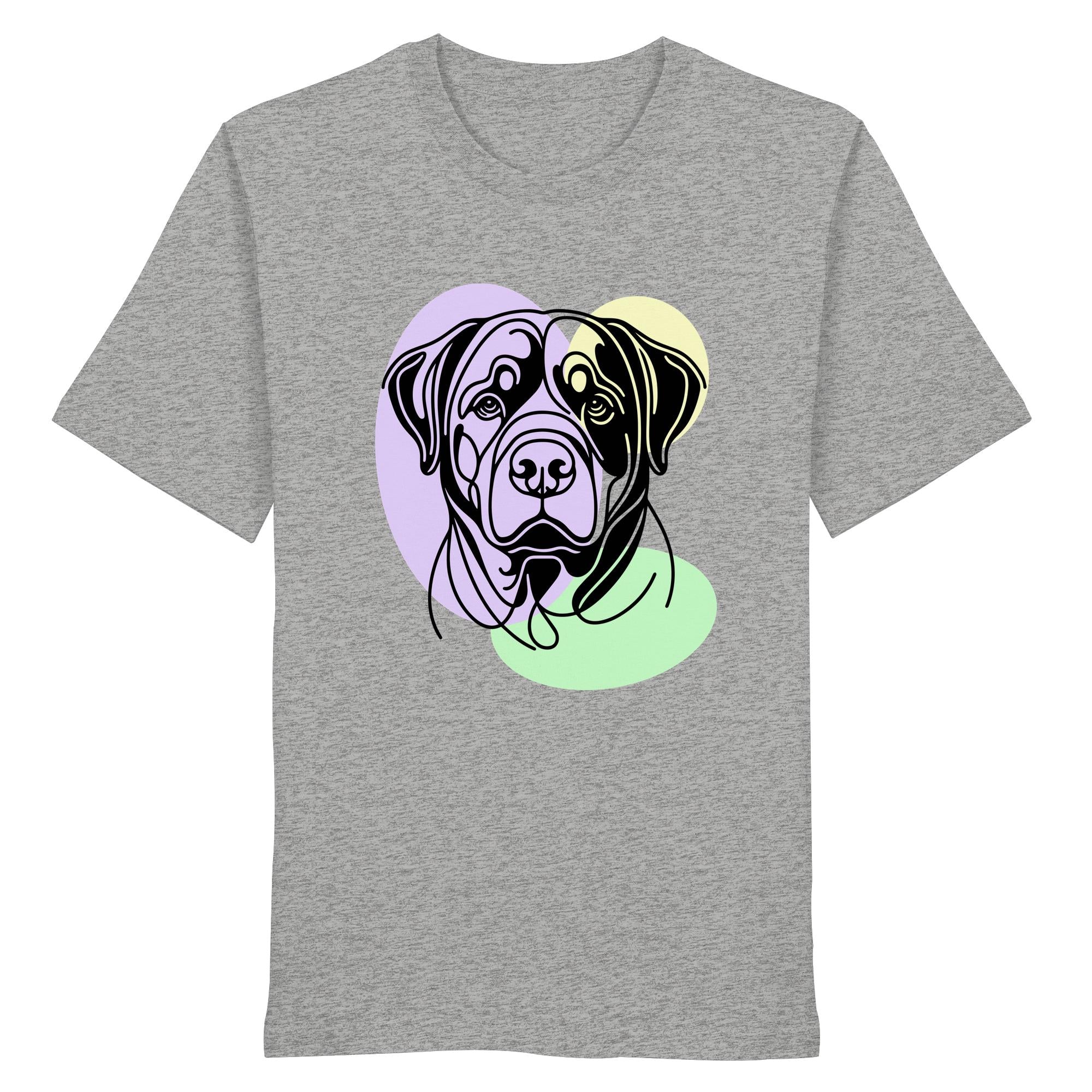 Line Art - Süßer Rottweiler - Organic Shirt