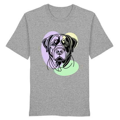 Line Art - Süßer Rottweiler - Organic Shirt