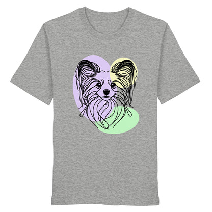 Line Art - Süßer Papillon - Organic Shirt