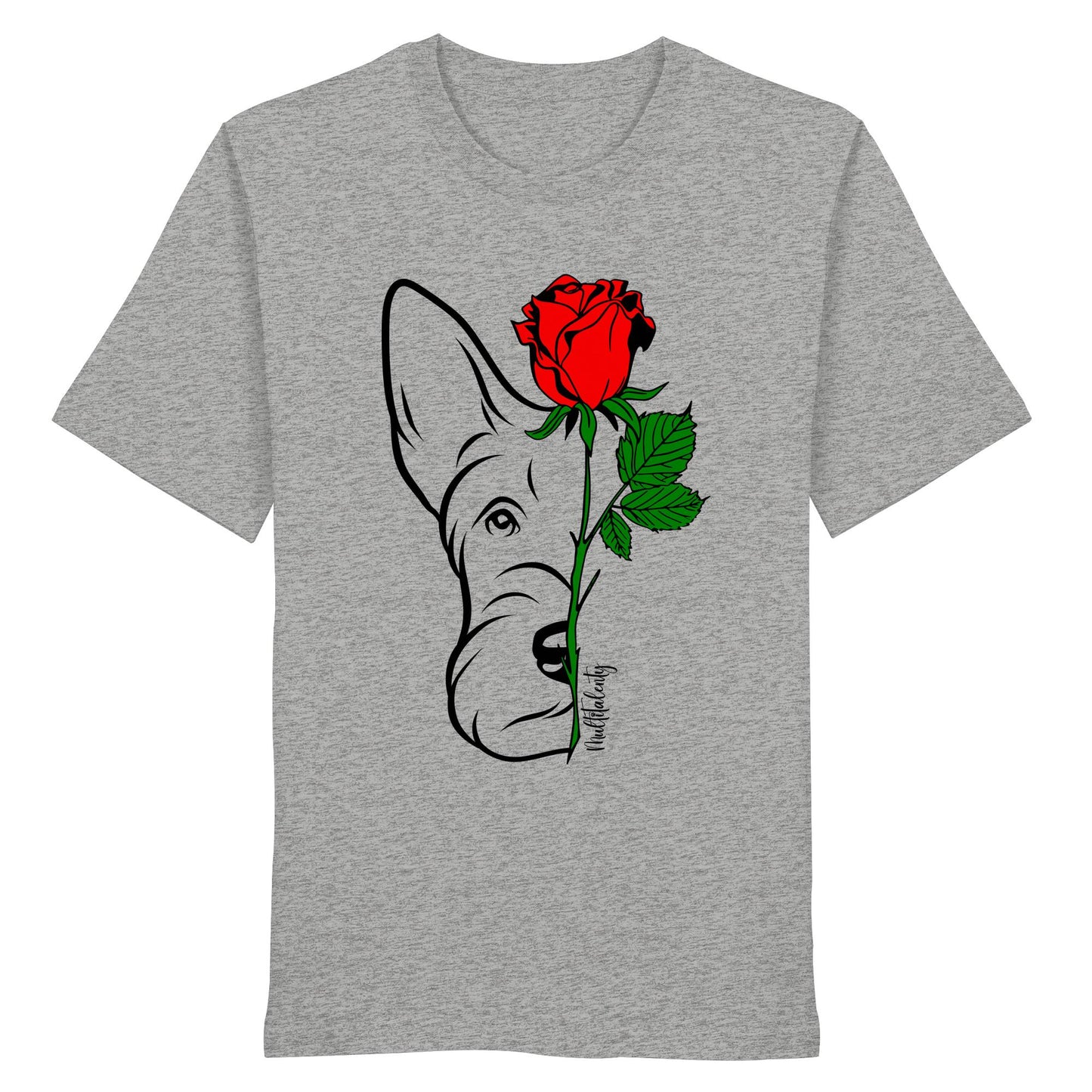 Tattoo Rose - Scottish Terrier - Organic Shirt