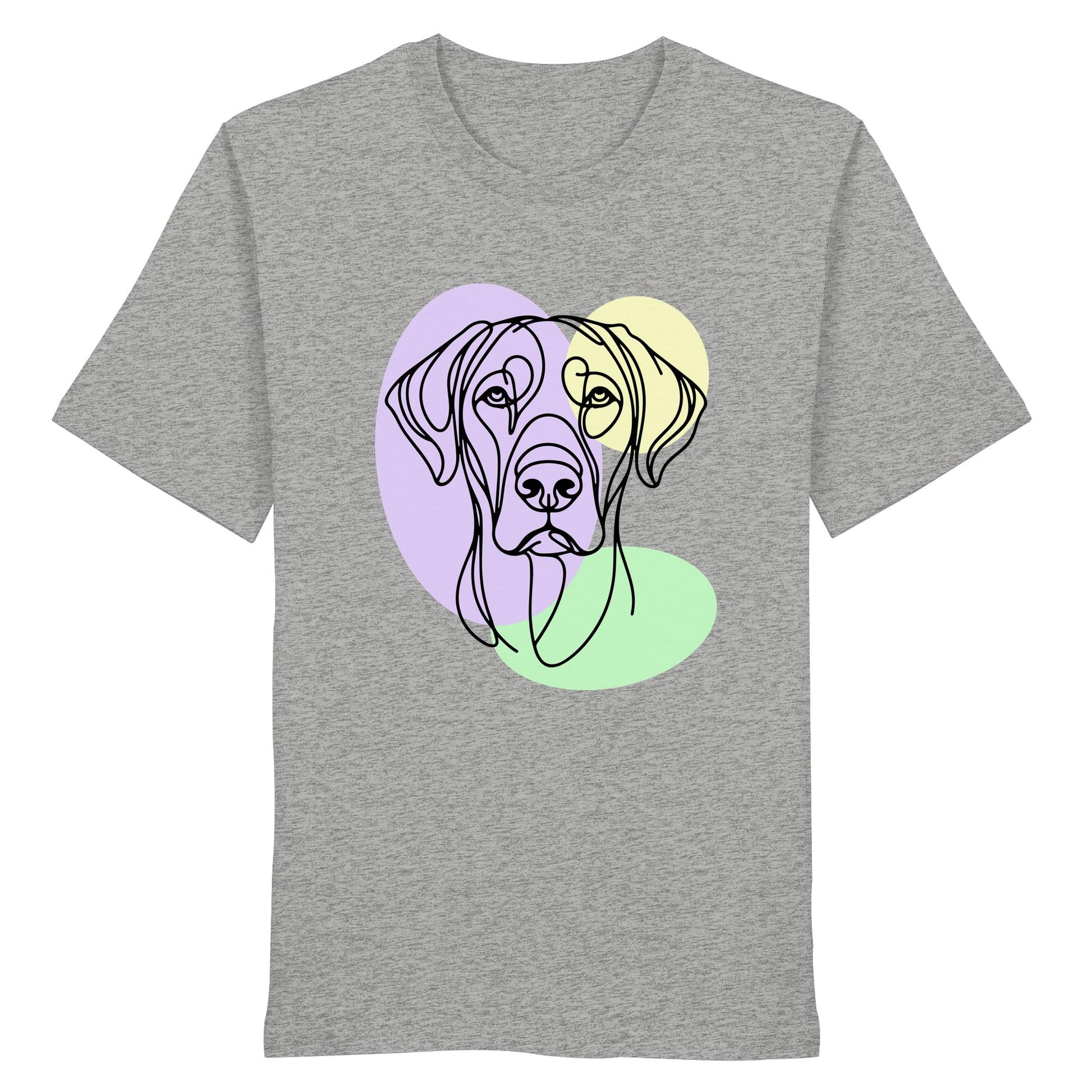 Line Art - Süßer Rhodesian Ridgeback - Organic Shirt