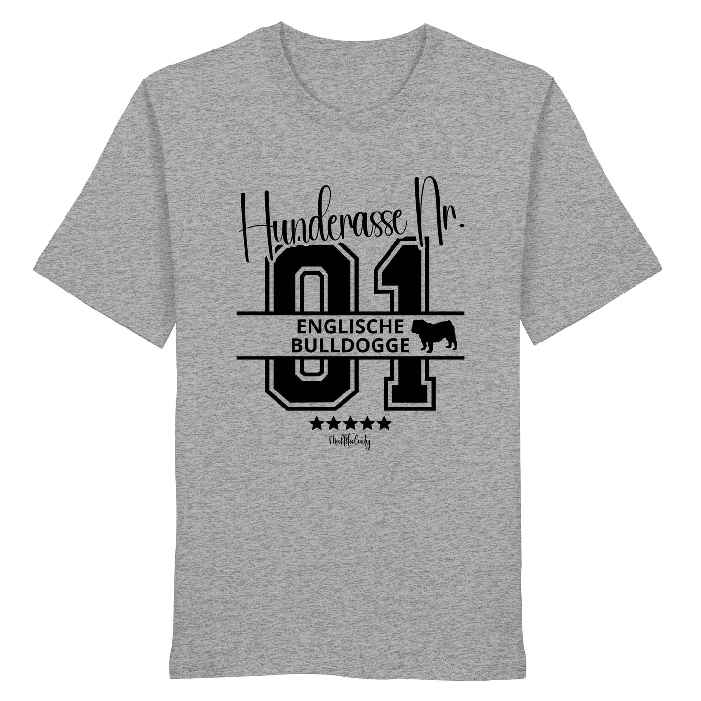 Nr. 01 Englische Bulldogge - Organic Shirt