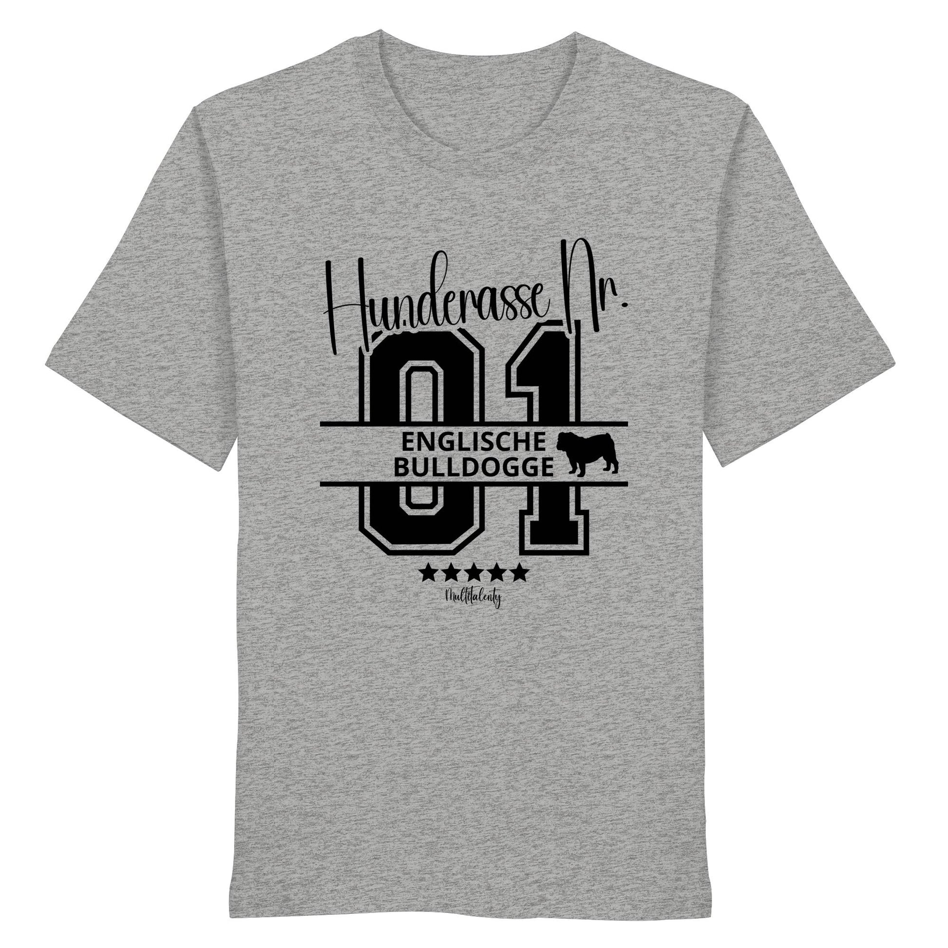 Nr. 01 Englische Bulldogge - Organic Shirt