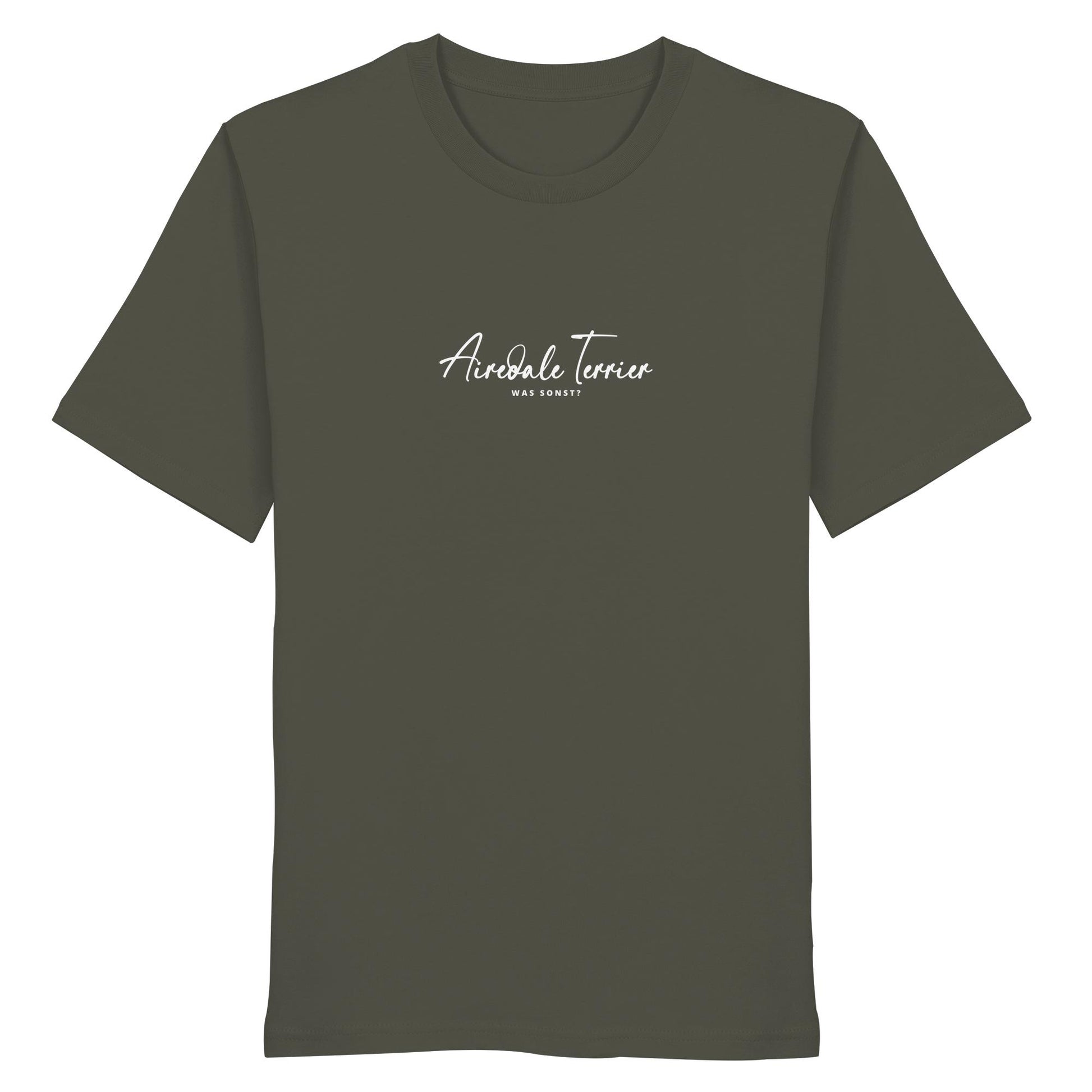 Was sonst? Airedale Terrier - Organic Shirt