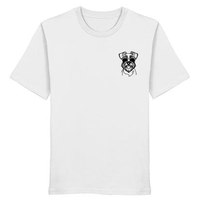 Line Art - Cooler Schnauzer - Organic Shirt