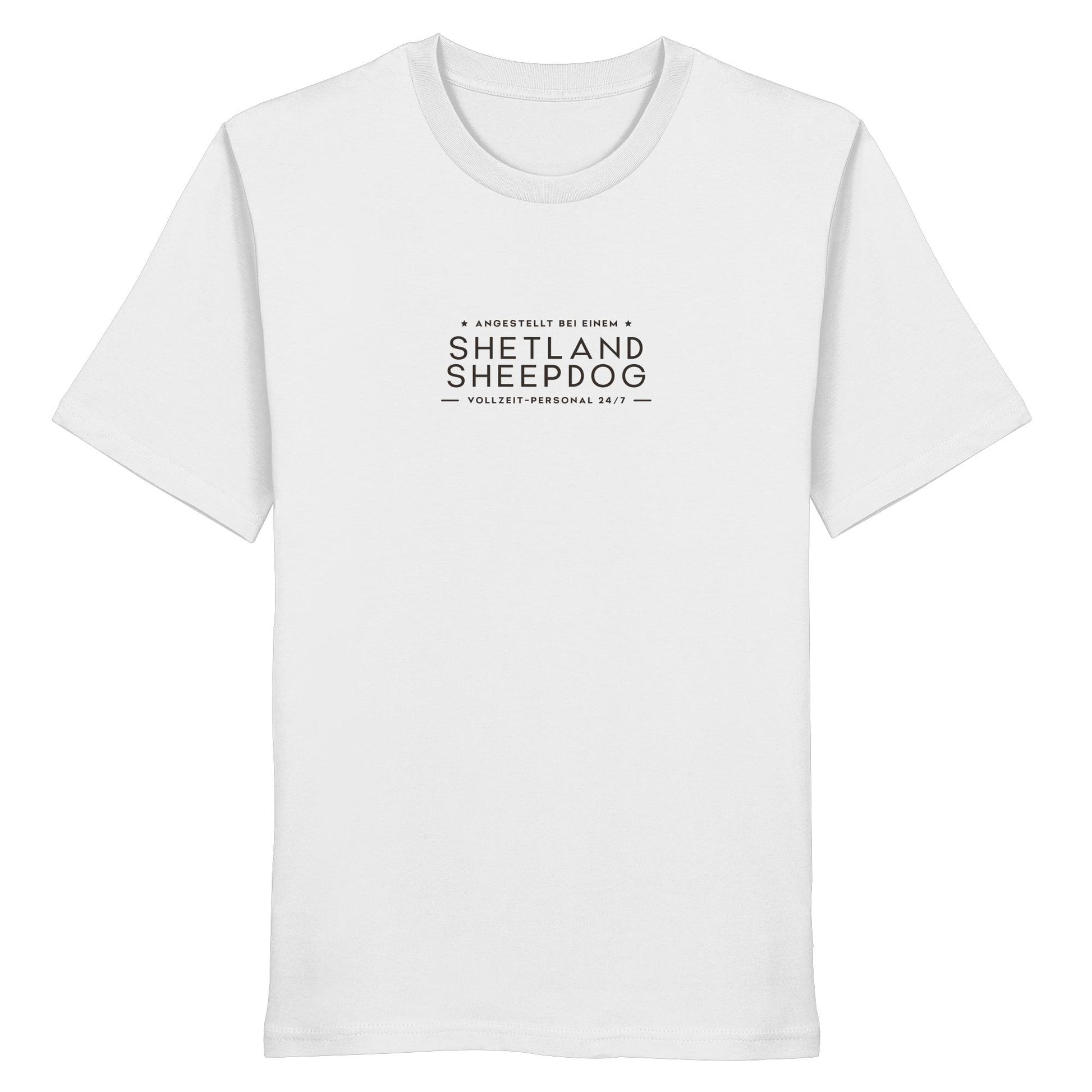 Vollzeit-Personal - Shetland Sheepdog - Organic Shirt