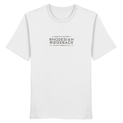 Vollzeit-Personal - Rhodesian Ridgeback - Organic Shirt