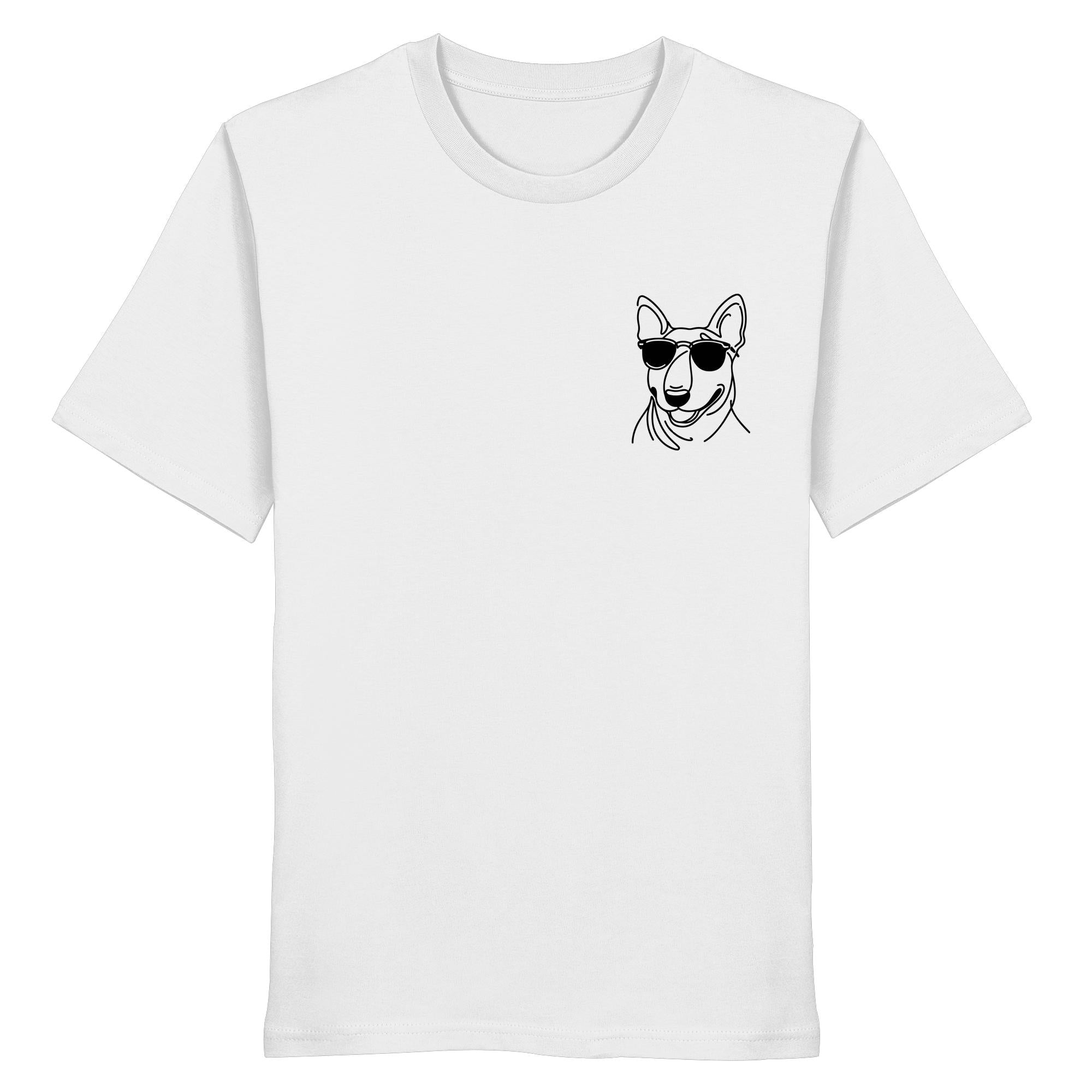 Line Art - Cooler Bullterrier - Organic Shirt