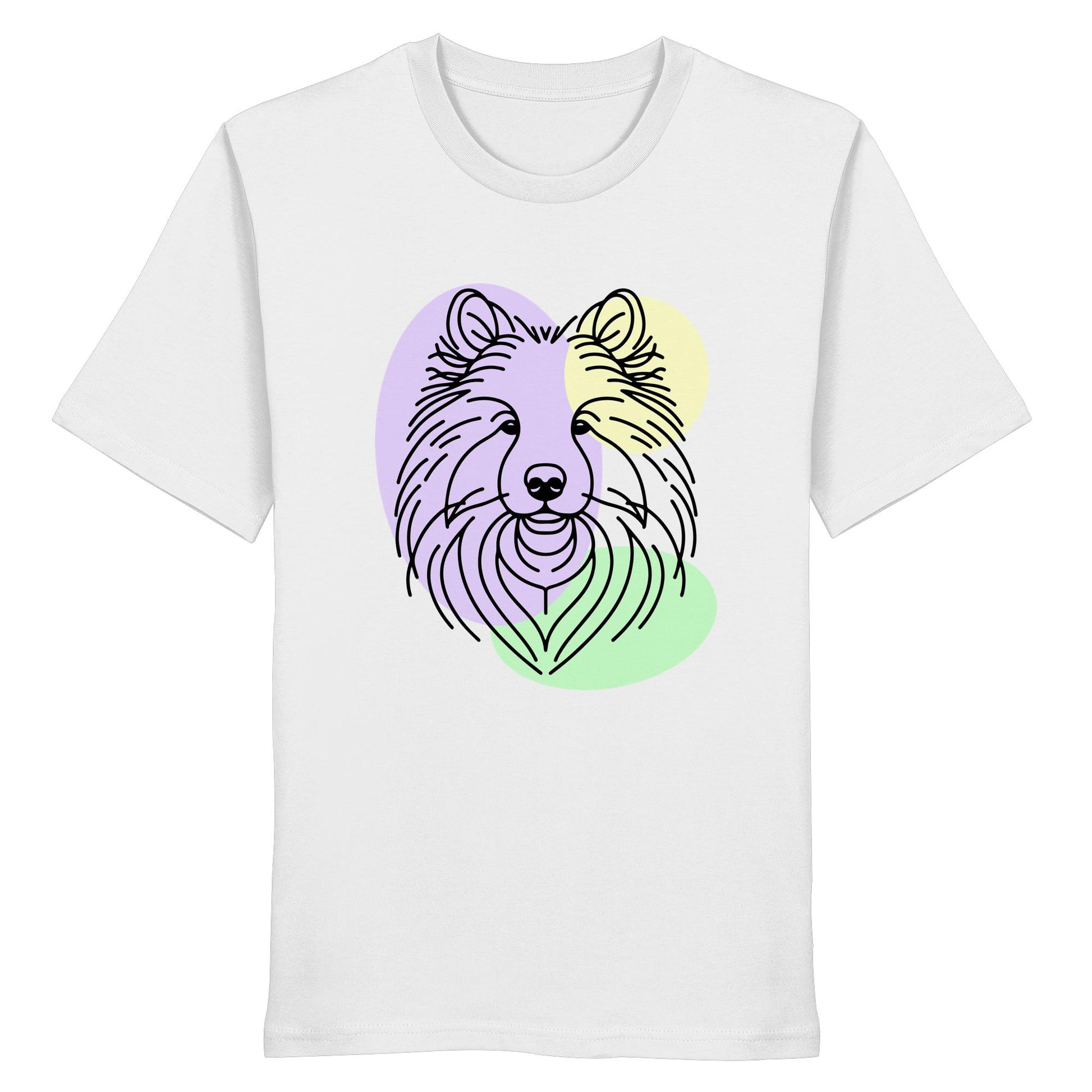Line Art - Süßer Wolfsspitz - Organic Shirt