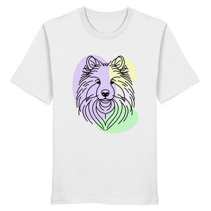 Line Art - Süßer Wolfsspitz - Organic Shirt