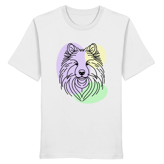 Line Art - Süßer Wolfsspitz - Organic Shirt