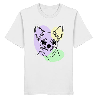 Line Art - Süßer Chihuahua (Kurzhaar) - Organic Shirt