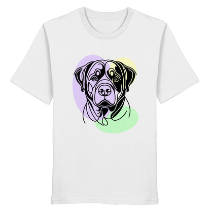 Line Art - Süßer Rottweiler - Organic Shirt