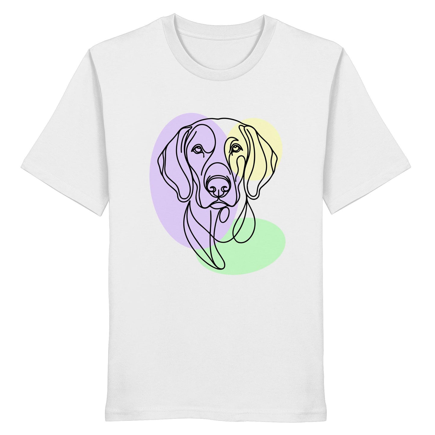 Line Art - Süßer Weimaraner - Organic Shirt