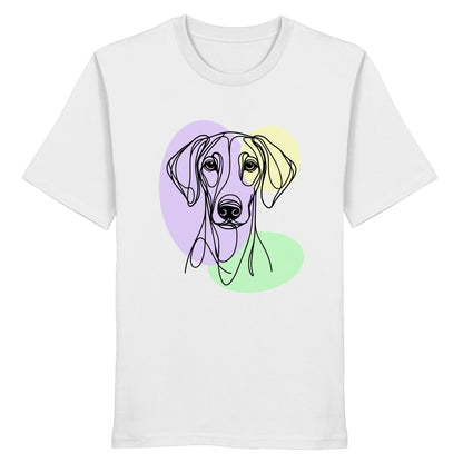 Line Art - Süßer Dobermann - Organic Shirt