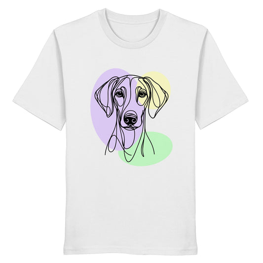 Line Art - Süßer Dobermann - Organic Shirt