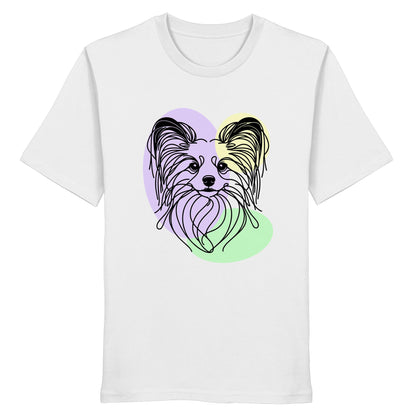 Line Art - Süßer Papillon - Organic Shirt