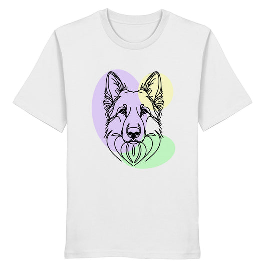 Line Art - Schäferhund - Organic Shirt