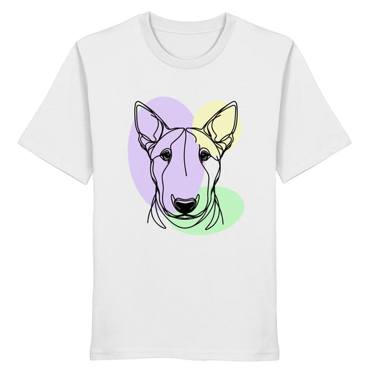 Line Art - Süßer Bullterrier - Organic Shirt