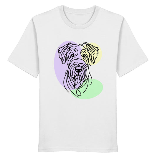Line Art - Süßer Irish Terrier - Organic Shirt