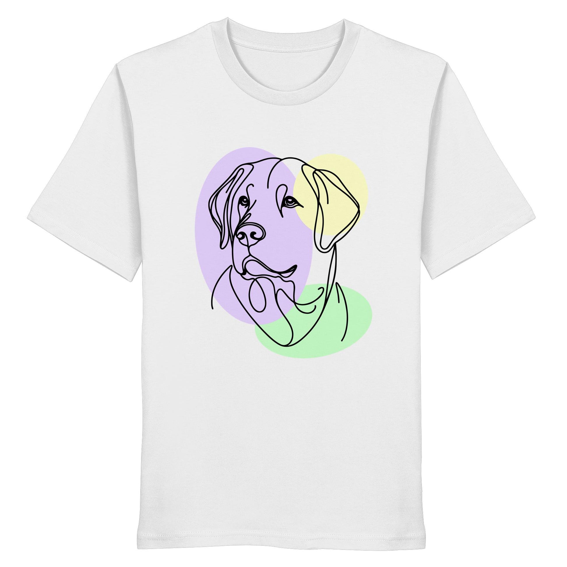 Line Art - Süßer Labrador - Organic Shirt