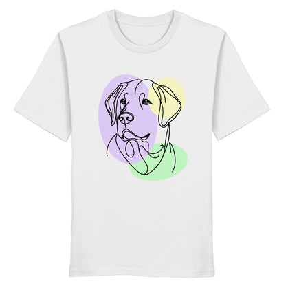 Line Art - Süßer Labrador - Organic Shirt